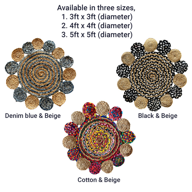 Dakota Fields Bringhurst Hand Braided Jute/Sisal Rug Wayfair Canada